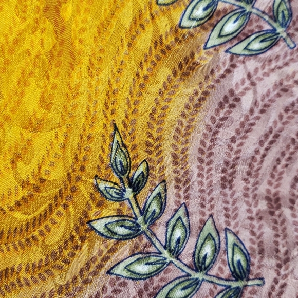 Darn Good Yarn Sari Silk Wrap Skirt Tea Goddess - Picture 14 of 16